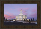 Deseret Peak Utah Pink Winter Sunrise