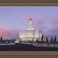 Deseret Peak Utah Pink Winter Sunrise