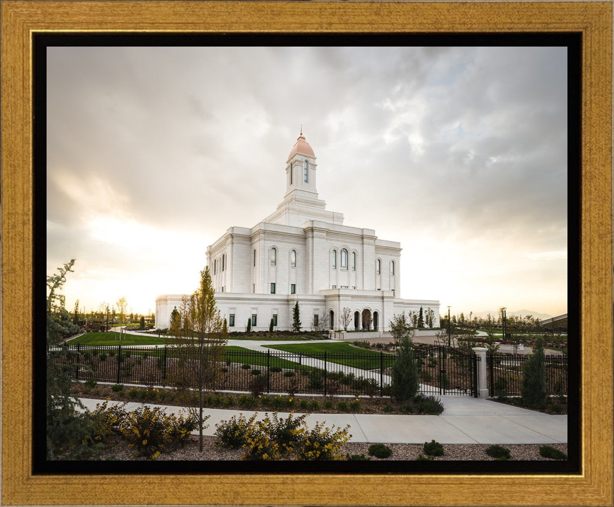 Deseret Peak Golden Glow Sunset
