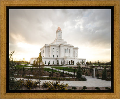 Deseret Peak Golden Glow Sunset