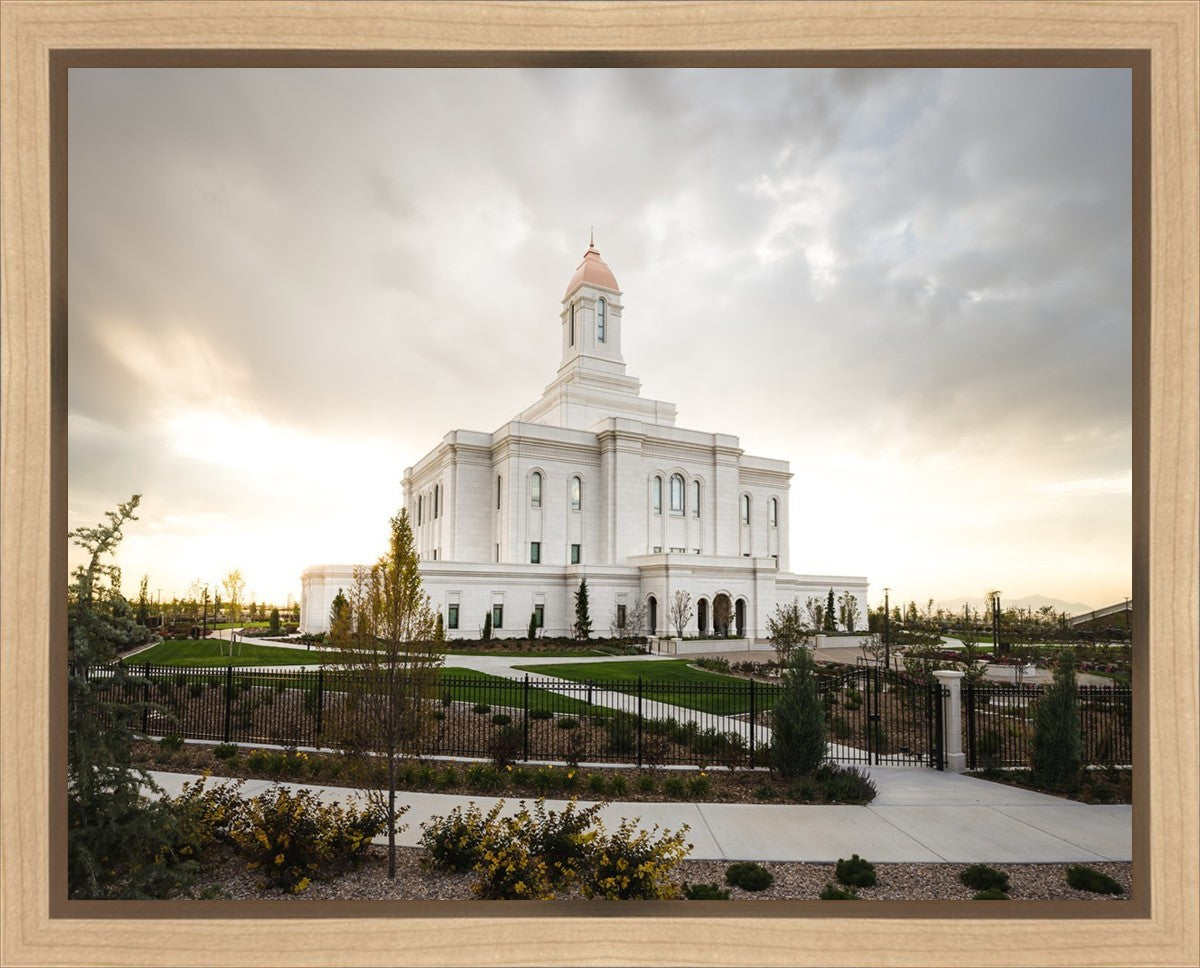 Deseret Peak Golden Glow Sunset
