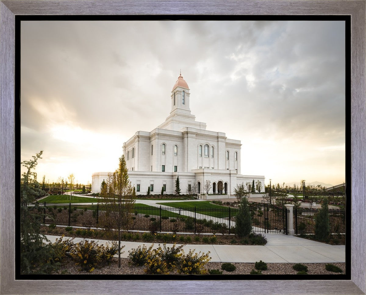 Deseret Peak Golden Glow Sunset
