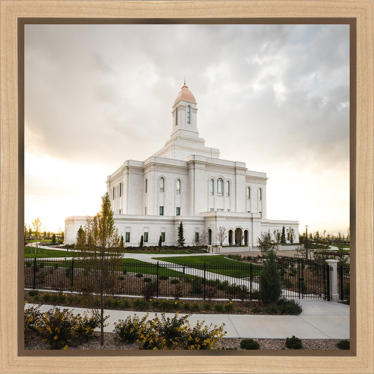 Deseret Peak Golden Glow Sunset
