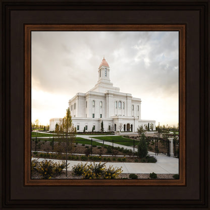 Deseret Peak Golden Glow Sunset