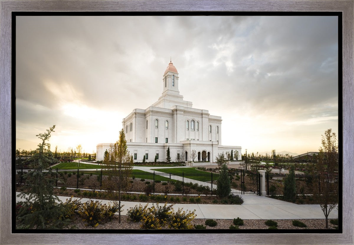 Deseret Peak Golden Glow Sunset