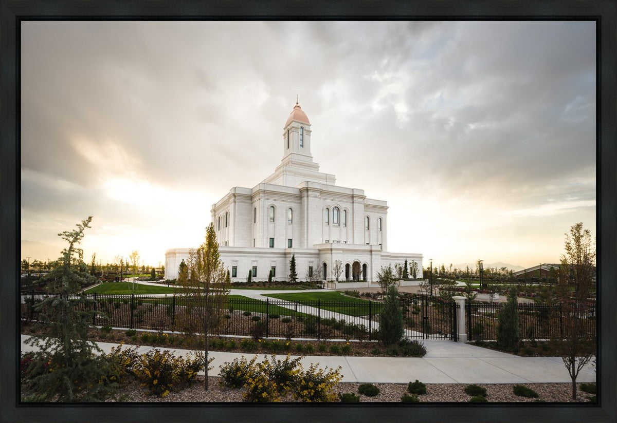 Deseret Peak Golden Glow Sunset