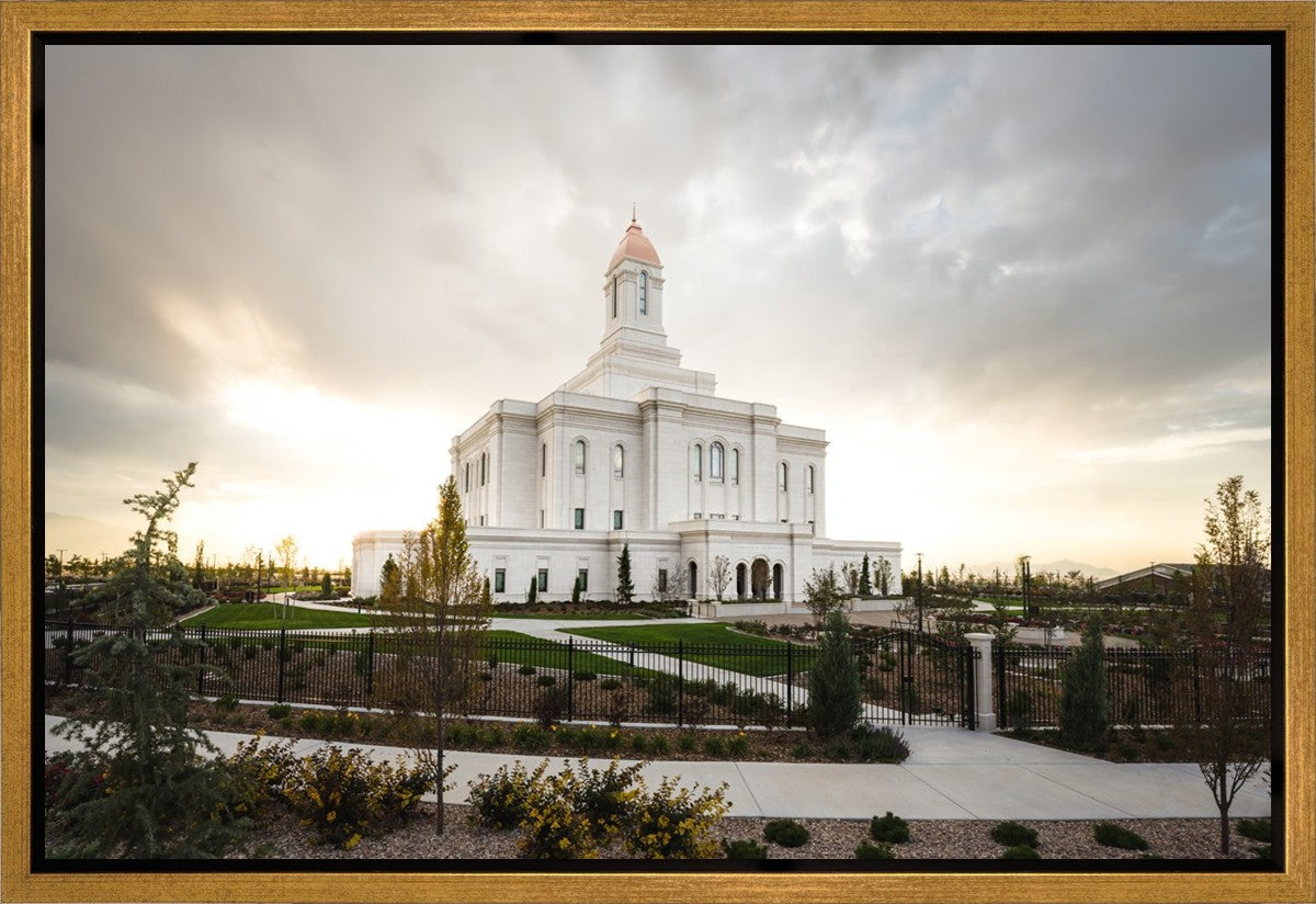 Deseret Peak Golden Glow Sunset
