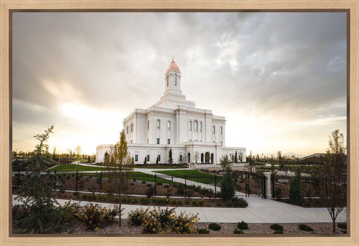 Deseret Peak Golden Glow Sunset