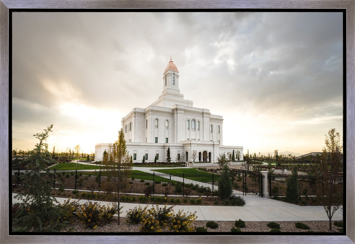 Deseret Peak Golden Glow Sunset