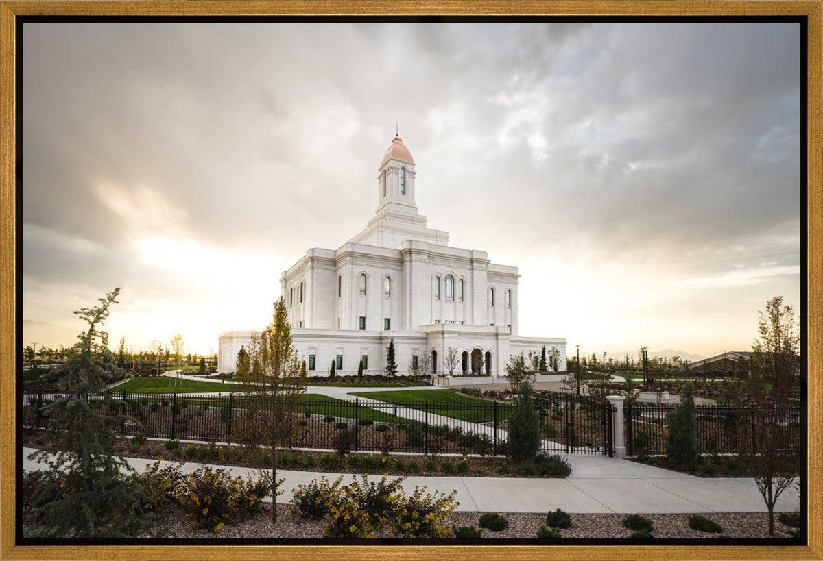 Deseret Peak Golden Glow Sunset