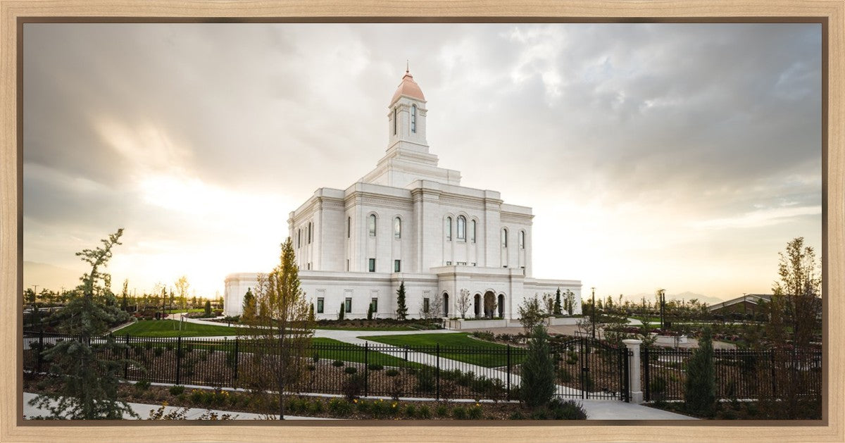 Deseret Peak Golden Glow Sunset