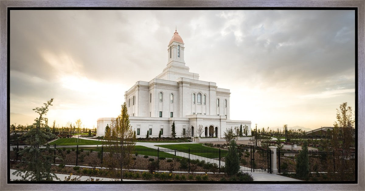 Deseret Peak Golden Glow Sunset