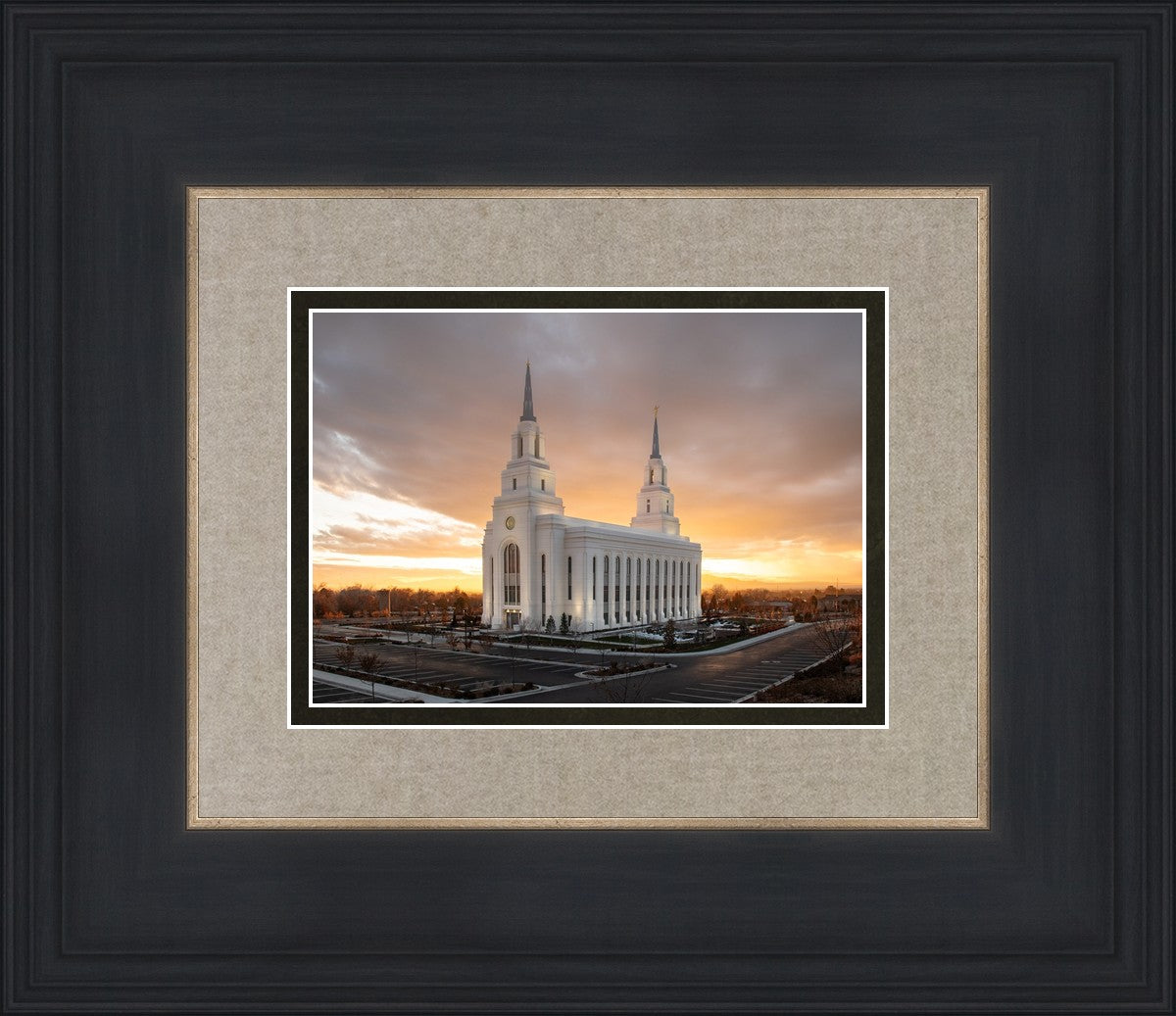 Layton Utah Golden Glow Sunset