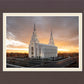 Layton Utah Golden Glow Sunset