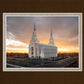 Layton Utah Golden Glow Sunset