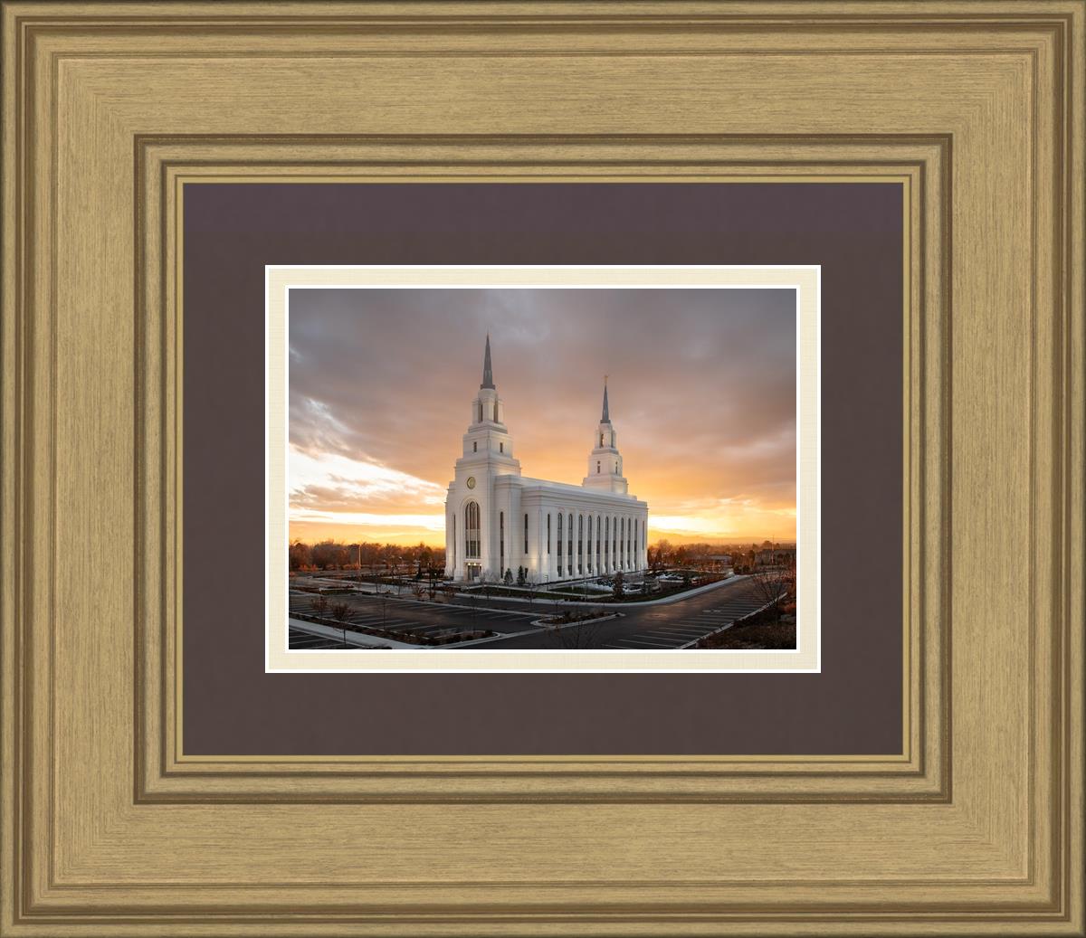 Layton Utah Golden Glow Sunset