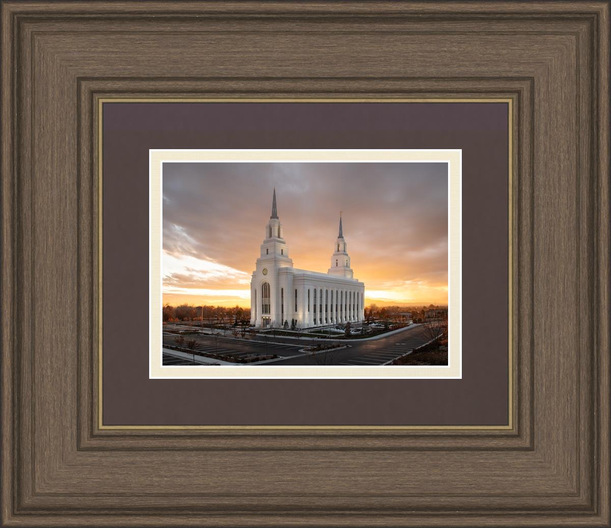 Layton Utah Golden Glow Sunset