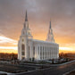 Layton Utah Golden Glow Sunset