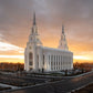 Layton Utah Golden Glow Sunset