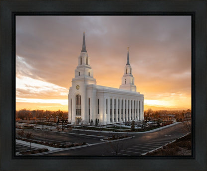 Layton Utah Golden Glow Sunset
