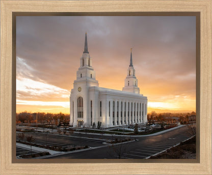 Layton Utah Golden Glow Sunset