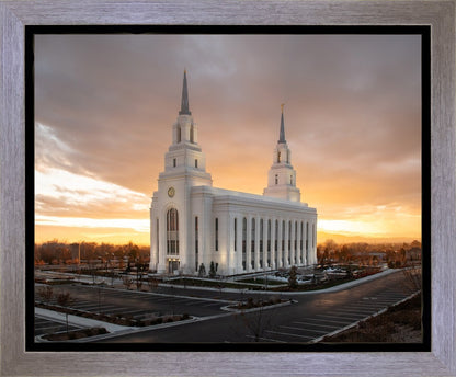 Layton Utah Golden Glow Sunset