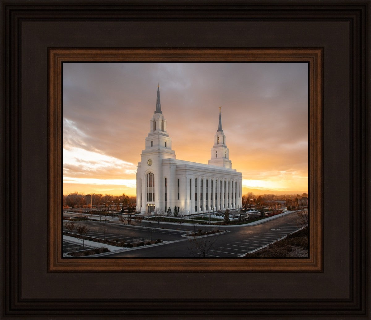 Layton Utah Golden Glow Sunset