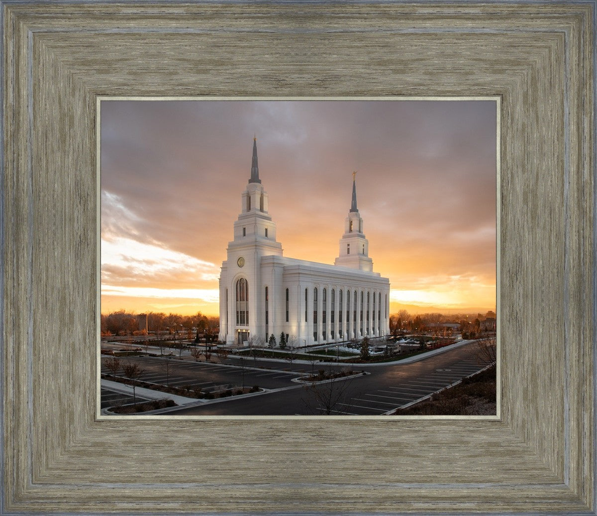 Layton Utah Golden Glow Sunset