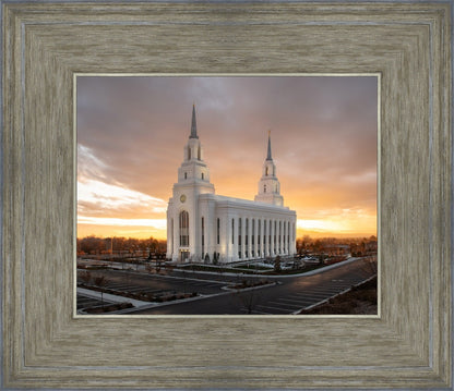 Layton Utah Golden Glow Sunset