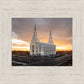 Layton Utah Golden Glow Sunset