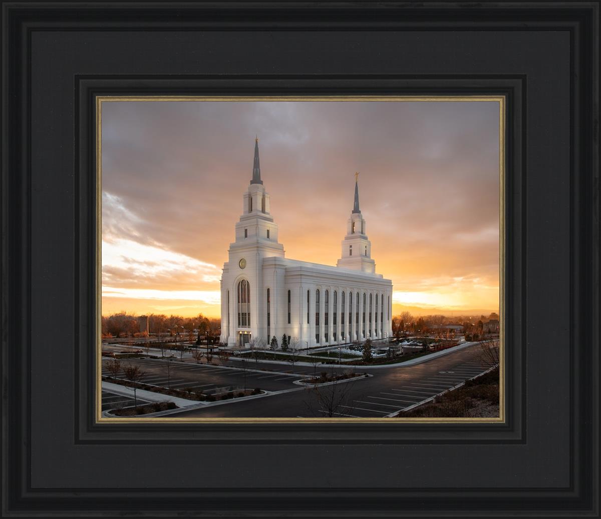 Layton Utah Golden Glow Sunset