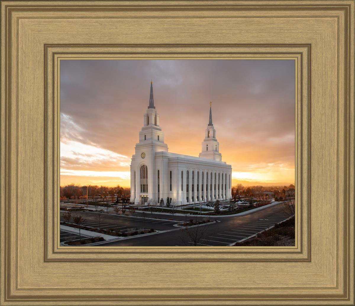 Layton Utah Golden Glow Sunset