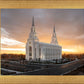 Layton Utah Golden Glow Sunset