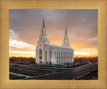Layton Utah Golden Glow Sunset