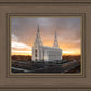 Layton Utah Golden Glow Sunset