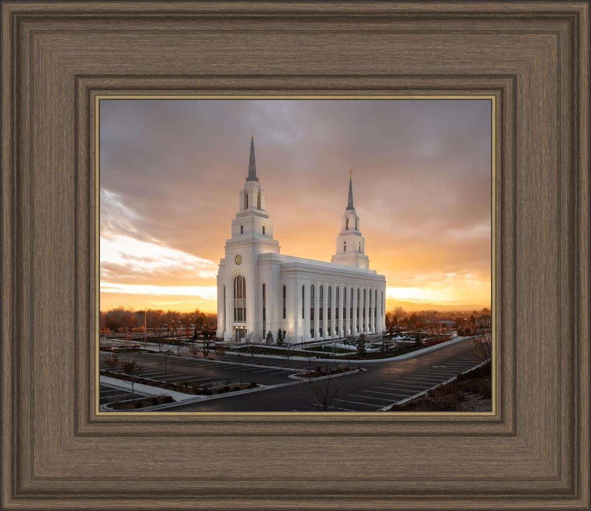 Layton Utah Golden Glow Sunset