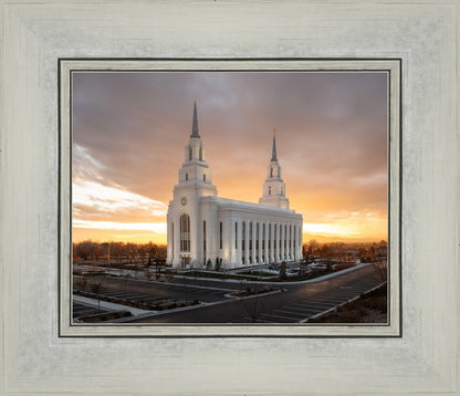 Layton Utah Golden Glow Sunset