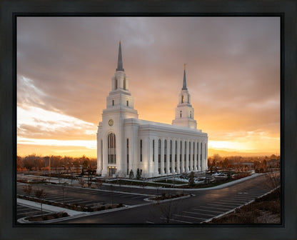 Layton Utah Golden Glow Sunset