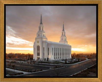 Layton Utah Golden Glow Sunset