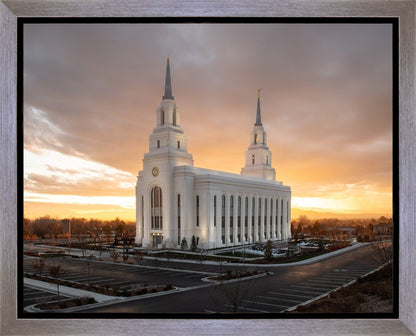 Layton Utah Golden Glow Sunset