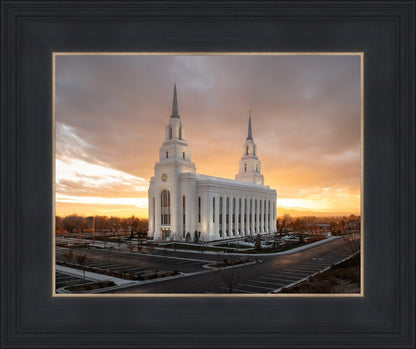 Layton Utah Golden Glow Sunset