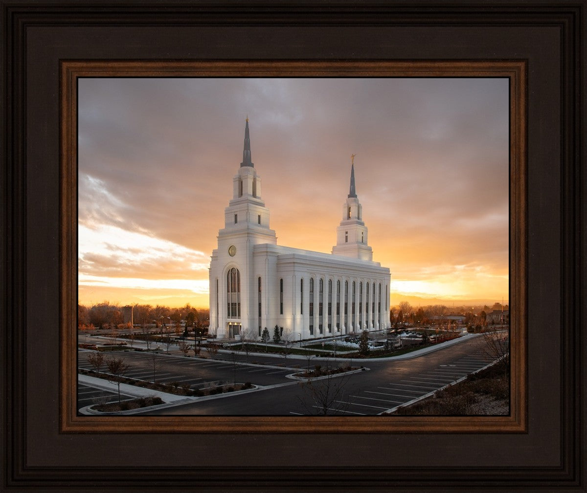 Layton Utah Golden Glow Sunset