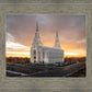 Layton Utah Golden Glow Sunset