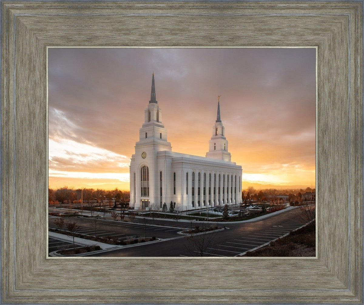 Layton Utah Golden Glow Sunset