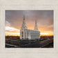 Layton Utah Golden Glow Sunset