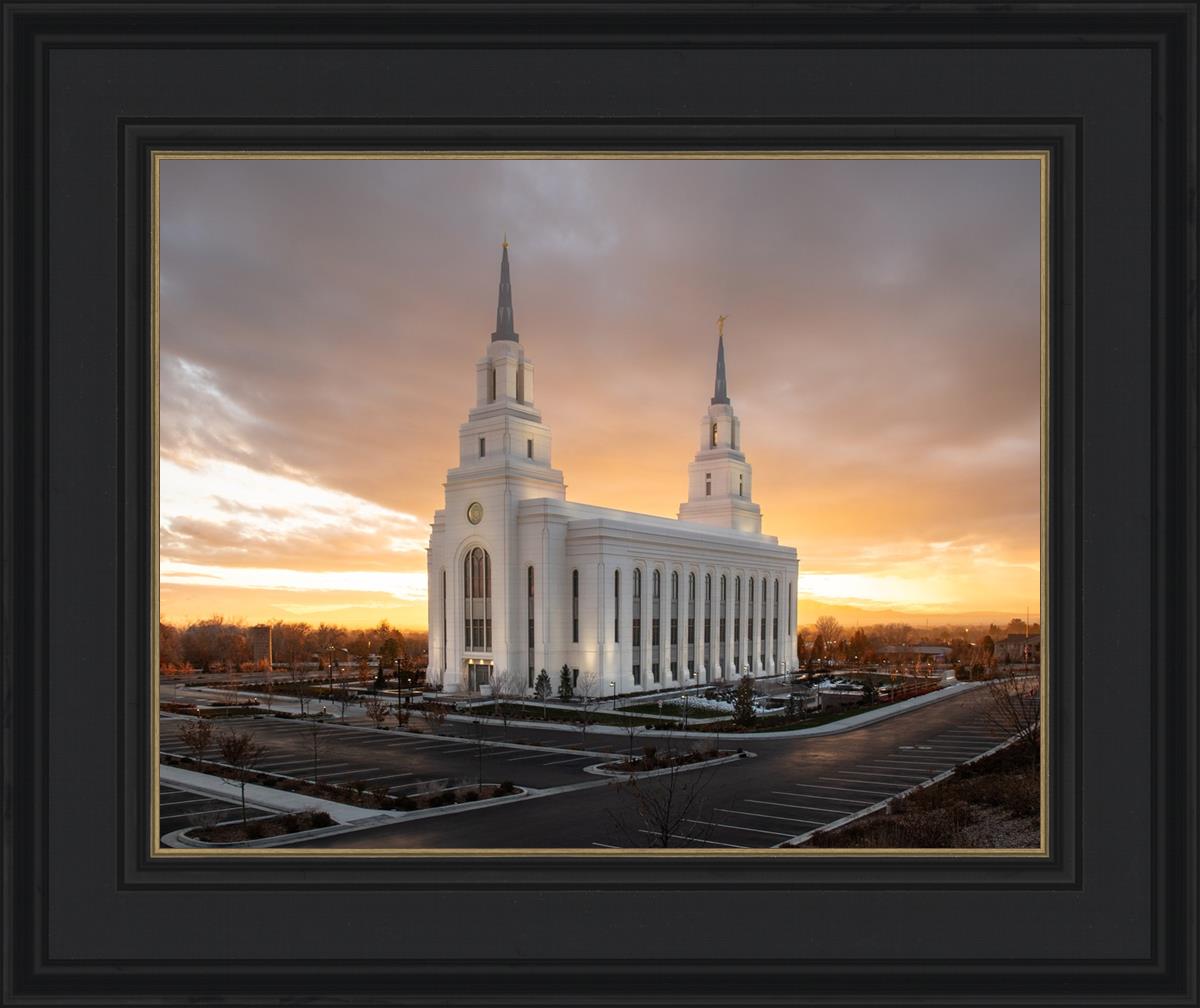 Layton Utah Golden Glow Sunset