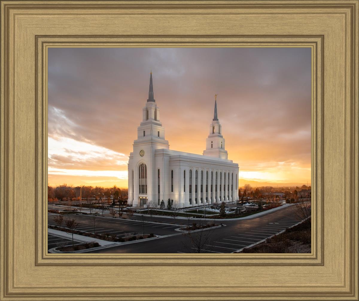 Layton Utah Golden Glow Sunset