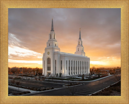 Layton Utah Golden Glow Sunset