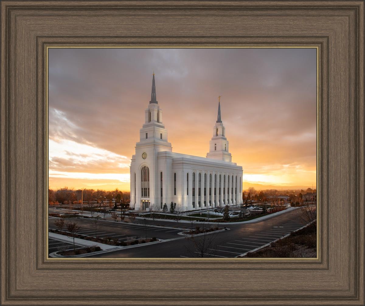 Layton Utah Golden Glow Sunset
