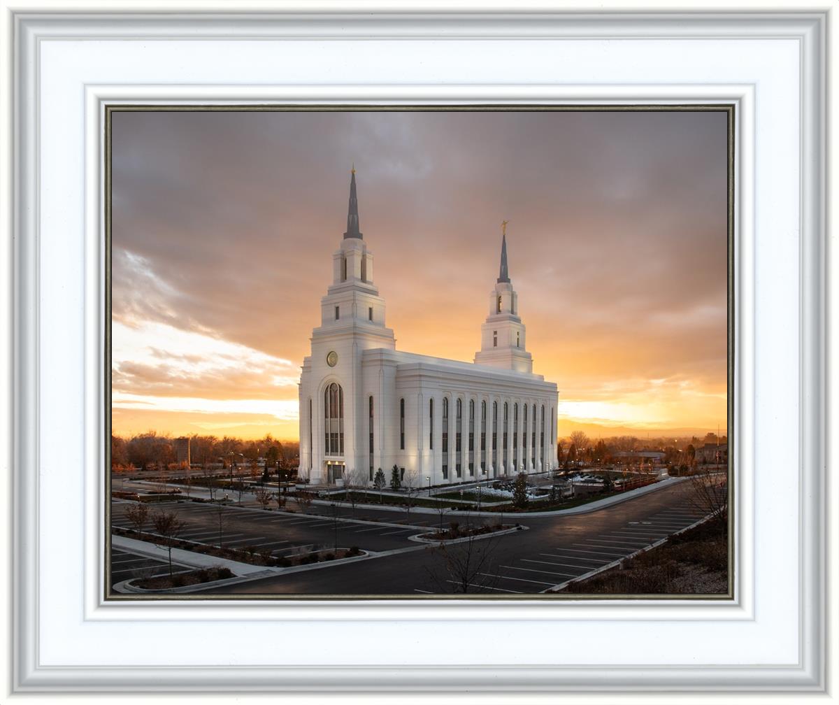 Layton Utah Golden Glow Sunset